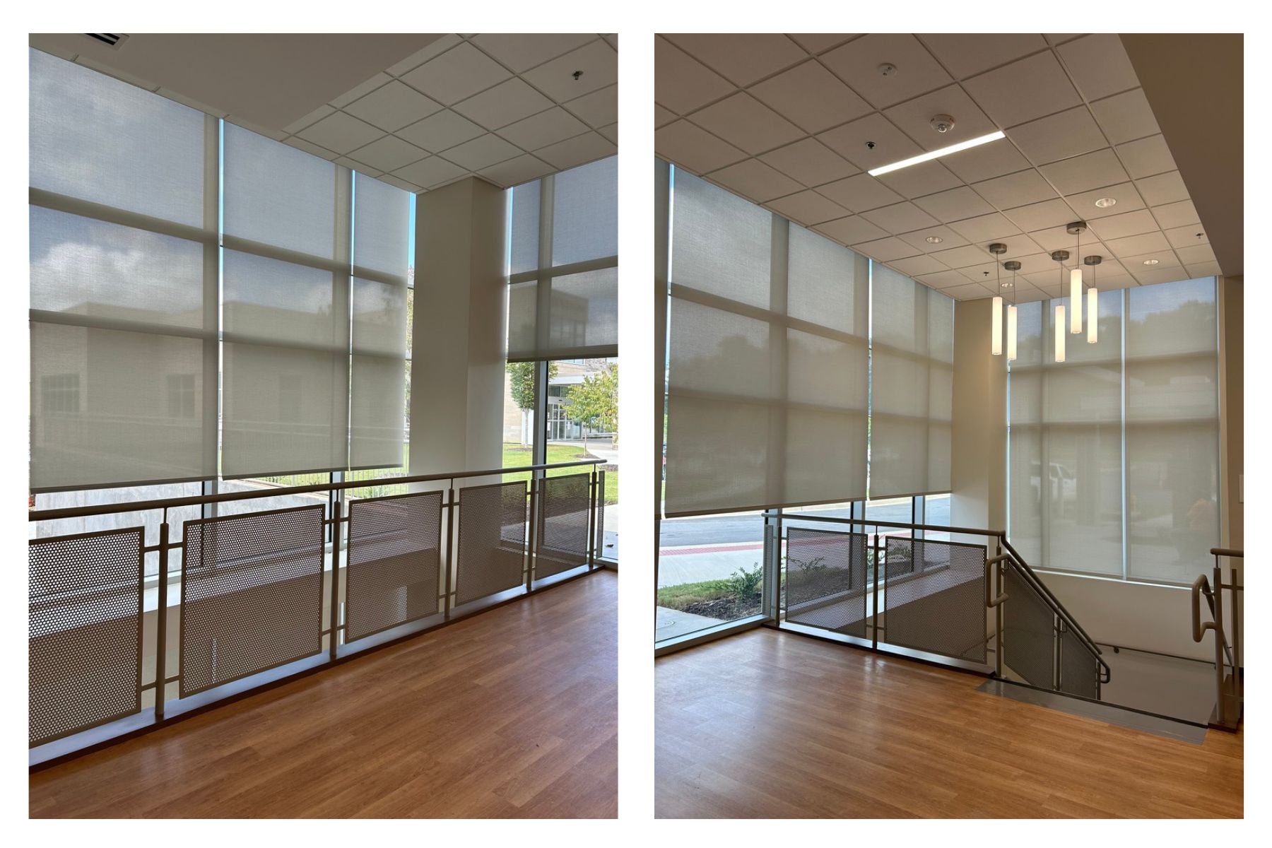 Manual and motorized shades